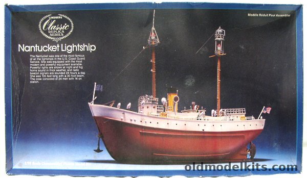 Lindberg 1/95 Nantucket Lightship - (Ex-Pyro), 717 plastic model kit